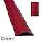 Electriduct Cable Protector, 9/16 in H, 3 ft L, 2 in W, 1 Channel, PVC, Cherry Wood CSX-2-36-WGC - alternate 2